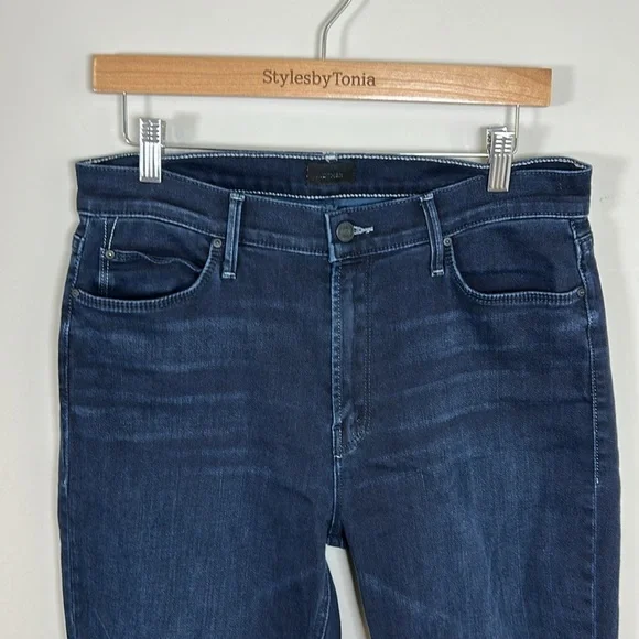MOTHER The Mid Rise Dazzler Jean Skimp Night Tripper Sz 32 NEW - Picture 5 of 14